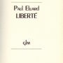 Liberté de Paul Éluard