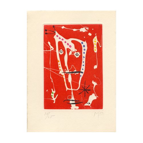 Joan Miró pour <i>Les Brisants</i> de Jacques Dupin